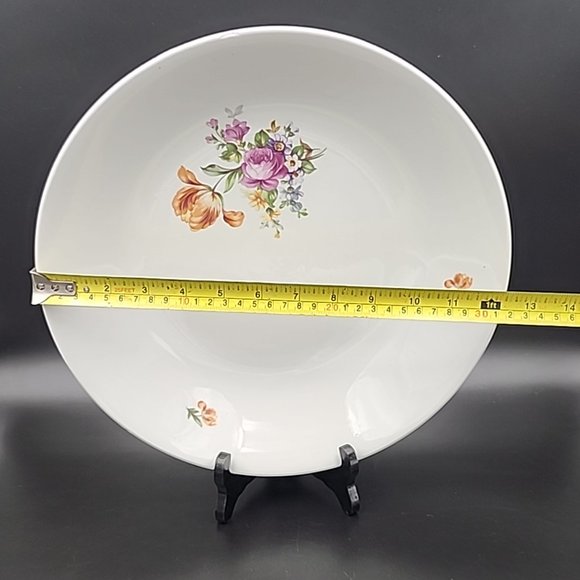 Vintage Kahla 53 Large Serving Platter Floral German Democratic Republic 32cm - Picture 8 of 9